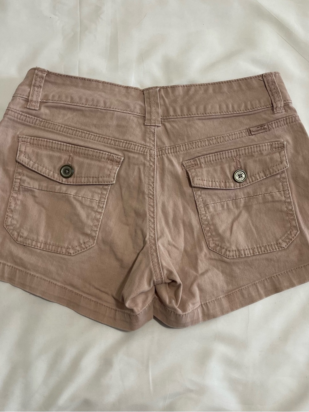 UNIONBAY Women's Dusty Rose Denim-Style Shorts